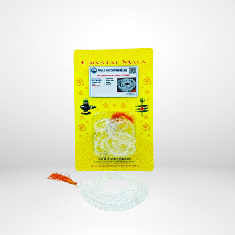 100% Orignal Sphatik Mala ( Lab Tested ) 100% Orignal Sphatik Mala ( Lab Tested )