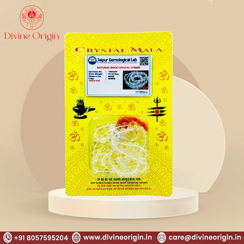 100% Orignal Sphatik Mala ( Lab Tested ) 100% Orignal Sphatik Mala ( Lab Tested )