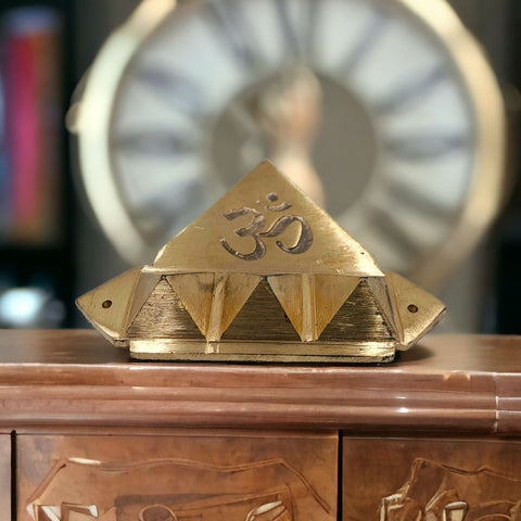 The Spiritual Living Copper Om Pyramid Wall Hanging Yantra For South East Vastu Dosh The Spiritual Living Copper Om Pyramid Wall Hanging Yantra For South East Vastu Dosh