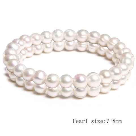 Pearl Double Strand Bracelet Pearl Double Strand Bracelet