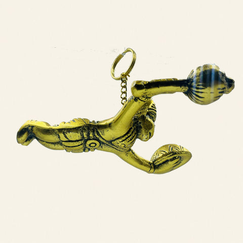 Lord Hanuman Flying with Sanjeevani Mountain Hanging Lord Hanuman Flying with Sanjeevani Mountain Hanging