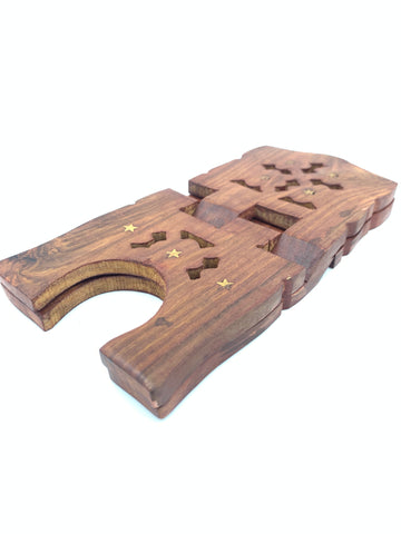 Wooden Holy Book Stand(Rahal) (10inch) Wooden Holy Book Stand(Rahal) (10inch)