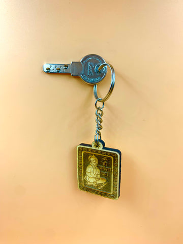 Bageshwar Dham Hanuman Ji Wooden Keychain (Pack Of 5 pcs) Bageshwar Dham Hanuman Ji Wooden Keychain (Pack Of 5 pcs)