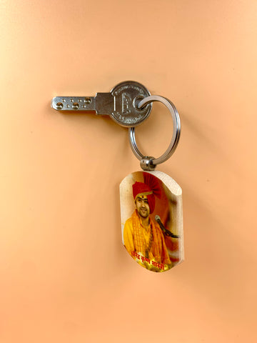 Bageshwar Dham Hanuman Ji Wooden Keychain (Pack Of 5 pcs) Bageshwar Dham Hanuman Ji Wooden Keychain (Pack Of 5 pcs)