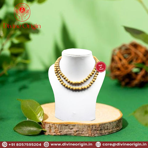 Original White sandalwood mala/White Chandan Mala Original White sandalwood mala/White Chandan Mala