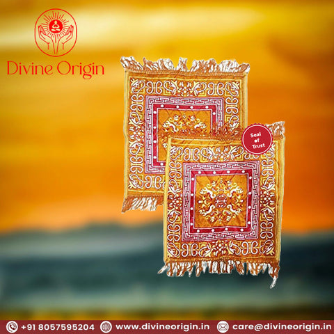Velvet Aasan Met For Pooja, Prayer, Meditation Velvet Aasan Met For Pooja, Prayer, Meditation