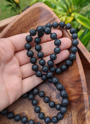 Natural Lava Mala - Jap Natural Lava Mala - Jap