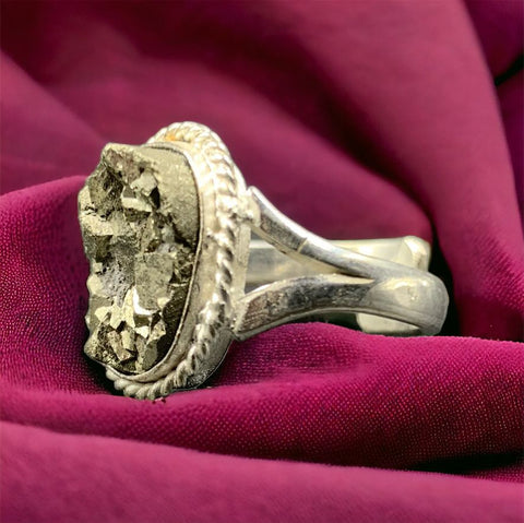 The Original Pyrite Ring (Adjustable) The Original Pyrite Ring (Adjustable)