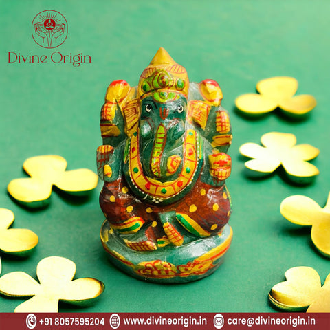 Green Jade  Ganesh Idol Green Jade  Ganesh Idol