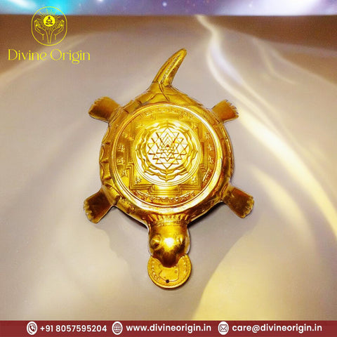 Meru Shree Yantra On Turtle/Tortoise Meru Shree Yantra On Turtle/Tortoise