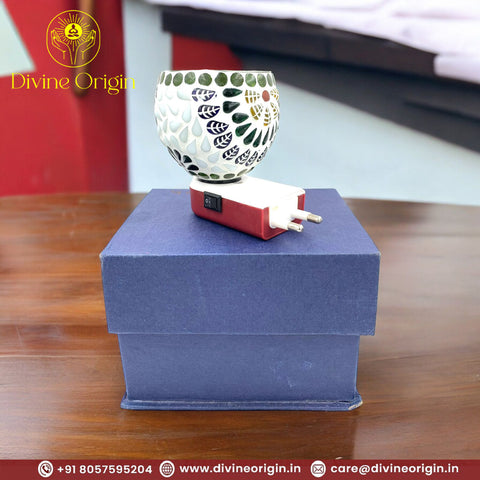 Puja Electric Multicolour Dhoop Dani With On/Off Switch Puja Electric Multicolour Dhoop Dani With On/Off Switch