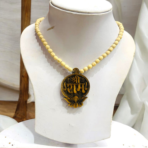 The Tulsi Mala With Shree Ram Locket The Tulsi Mala With Shree Ram Locket