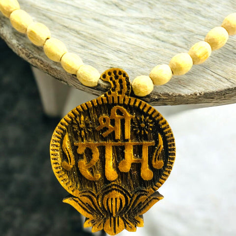 The Tulsi Mala With Shree Ram Locket The Tulsi Mala With Shree Ram Locket