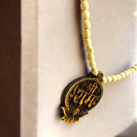 The Tulsi Mala With Shree Ram Locket The Tulsi Mala With Shree Ram Locket
