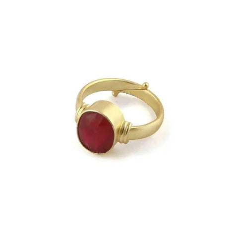 Natural Ruby 5.25ratti Stone Ring Natural Ruby 5.25ratti Stone Ring