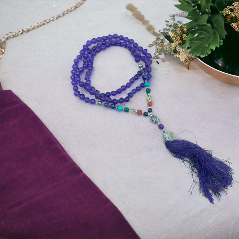 Exclusive yoga Seven Chakra mala (Colour Blue) Exclusive yoga Seven Chakra mala (Colour Blue)