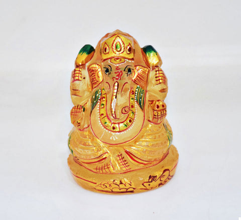 Ganesha Idol In Rose Quartz Ganesha Idol In Rose Quartz