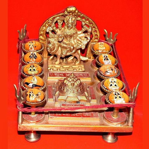 The Ten Mahavidyas Chowki yantra The Ten Mahavidyas Chowki yantra