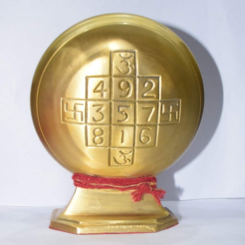 Shri Navdurga Maha Yantra in Brass Shri Navdurga Maha Yantra in Brass