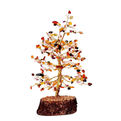 Seven Chakra Natural Gemstone Healing Tree Seven Chakra Natural Gemstone Healing Tree