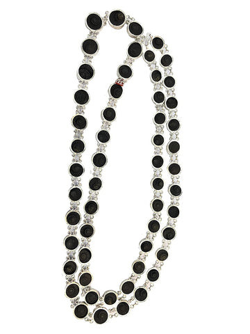 Original Shaligram Shila Kantha with Silver Cap Original Shaligram Shila Kantha with Silver Cap