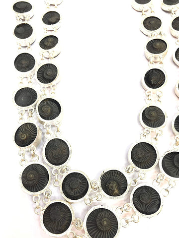 Original Shaligram Shila Kantha with Silver Cap Original Shaligram Shila Kantha with Silver Cap