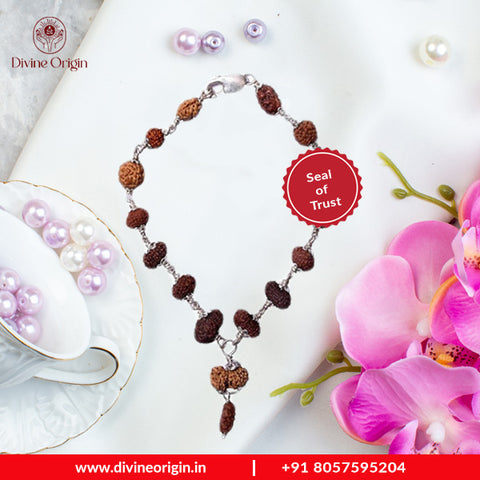 1 -14 Mukhi Rudraksha Silver Bracelet 1 -14 Mukhi Rudraksha Silver Bracelet