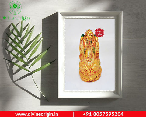 Ganesha Idol In Rose Quartz Ganesha Idol In Rose Quartz