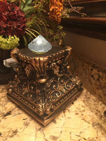 Diamond shape showpiece with badrinath temple for home decoration Diamond shape showpiece with badrinath temple for home decoration