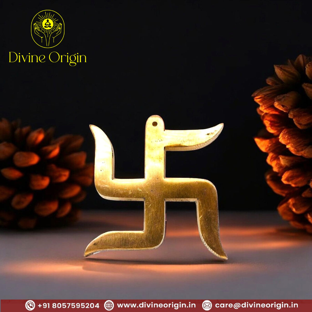 Copper Swastik Pyramid Vastu Dosh Nivaran Yantra