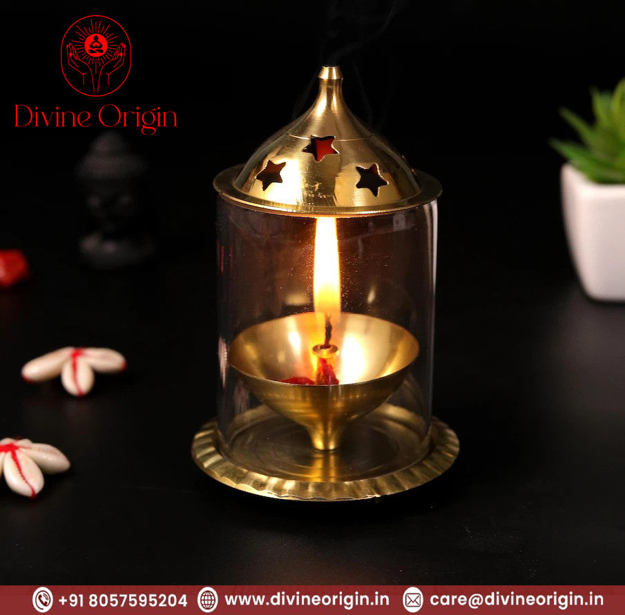 The Brass Akhand Jyoti Diya