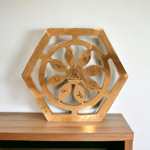 Pure Copper Bhoum Yantra For South Facing Main Door Vastu Dosh