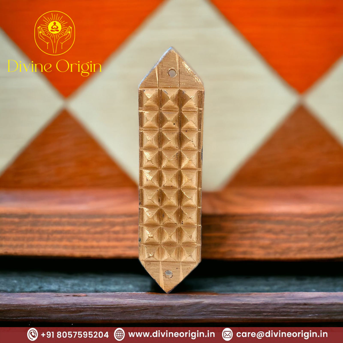 Copper Vastu Pyramid Strip for Space Devision Virtual Shifting & Vastu Dosh Nivaran