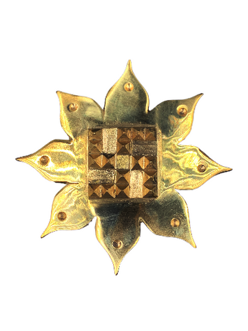 Vastu Samadhan Copper Flower Swastik Yantra