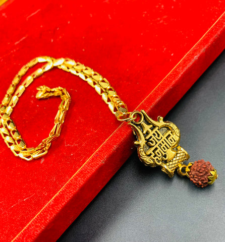 Rudraksha Bahubali mala With Shiva Locket