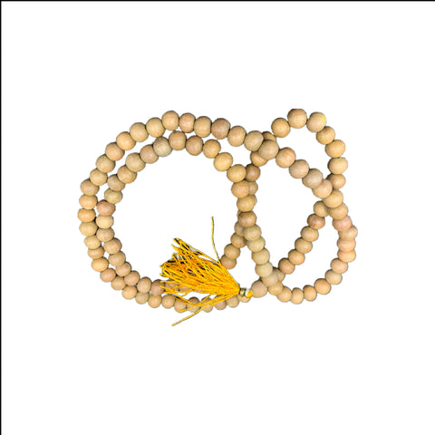 Original White sandalwood mala/White Chandan Mala