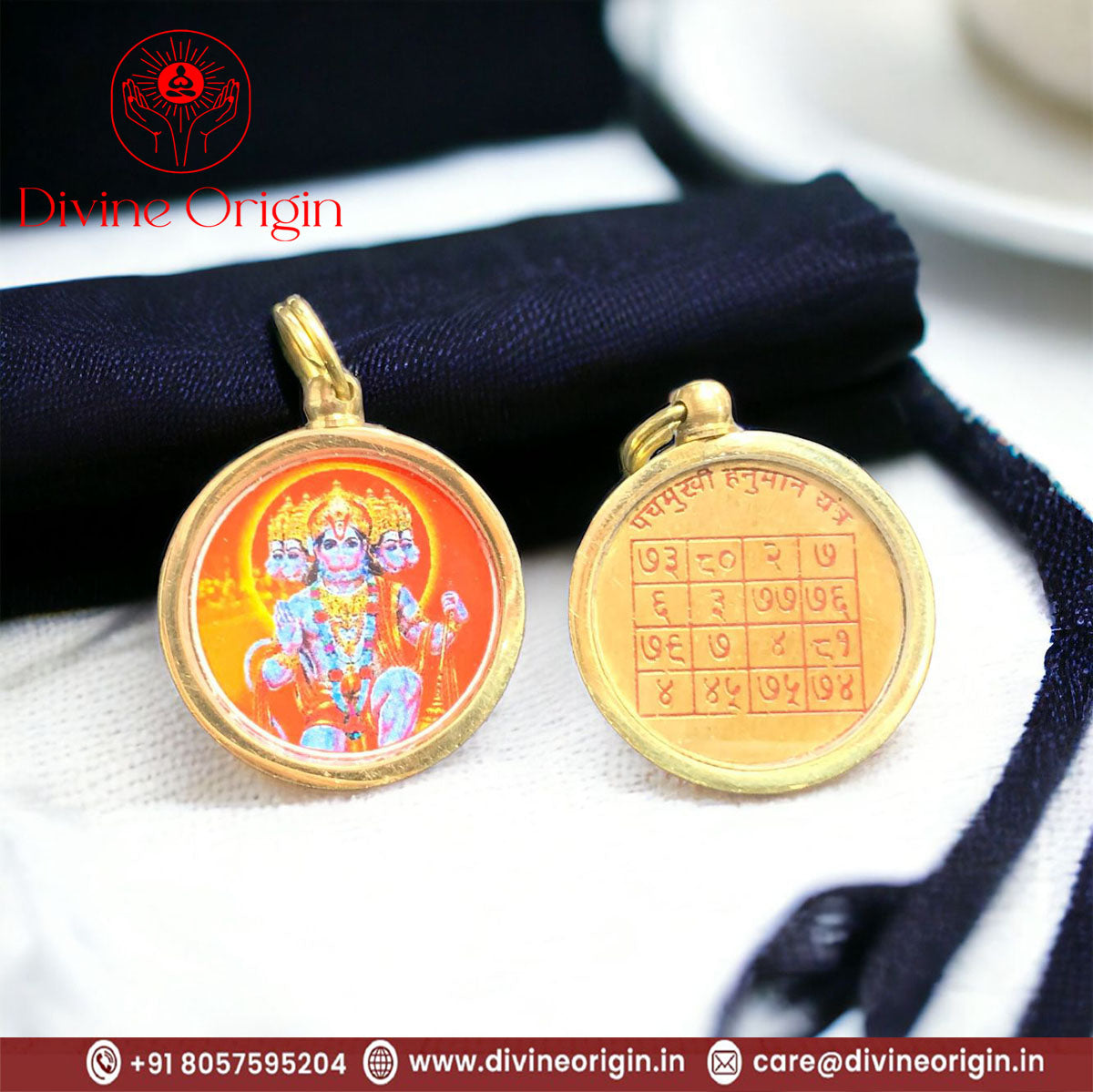 Shri Panchmukhi Hanuman Pendant