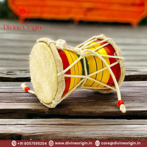 Pooja Damru Indian Musical Instrument for pooja