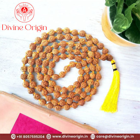 Rudraksha Japa Beads Mala With Lab Tested