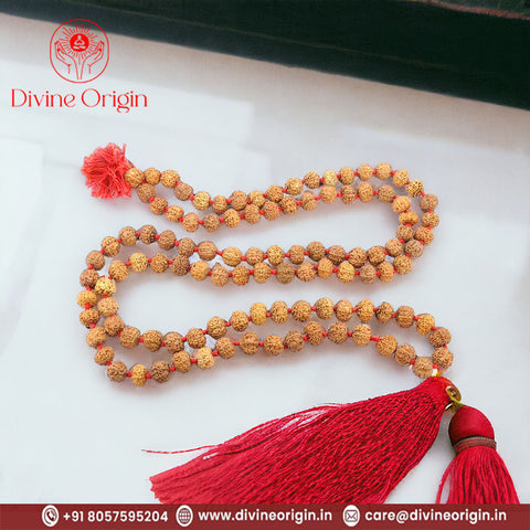 9 Mukhi Indonesian Rudraksha Mala