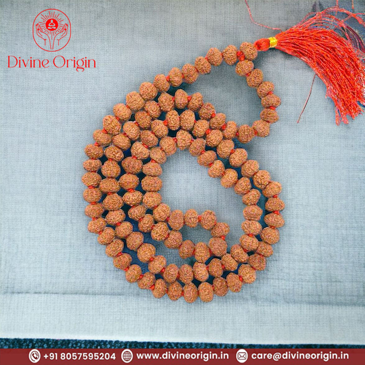 10 Mukhi Indonesian Rudraksha Mala