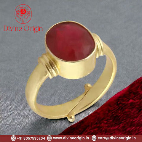 Natural Ruby 5.25ratti Stone Ring