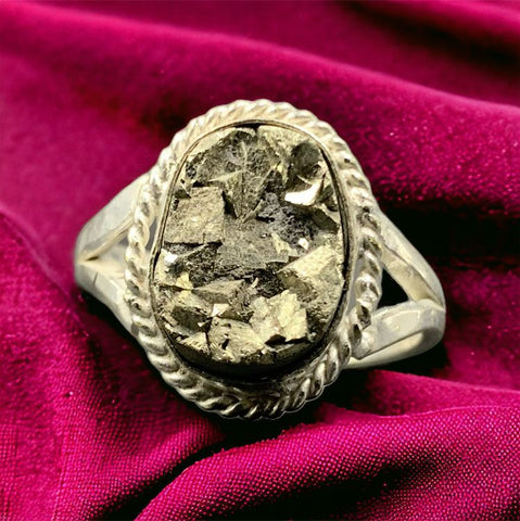 The Original Pyrite Ring (Adjustable)