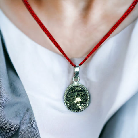 The Original Pyrite Pendent (Locket)