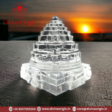 Shree Meru Laxmi Yantra Sphatik 100-150gm