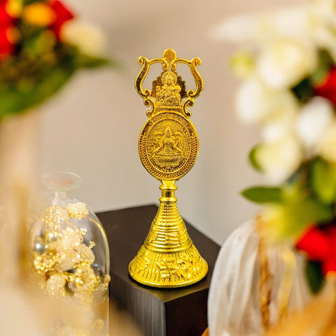 Trishul Shape Mandir Worship Bell Use For Puja