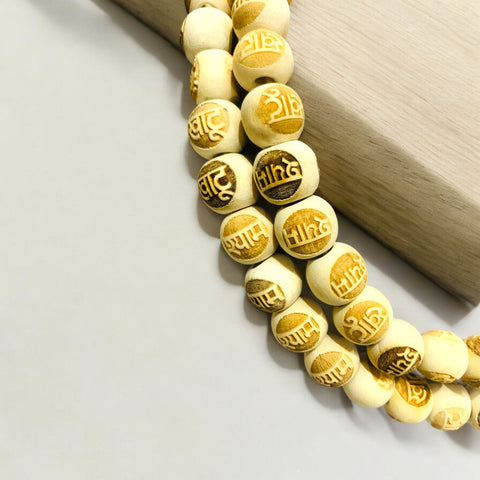 Shri Khatu Shyam Tulsi Mala 14MM 108 Beads Jaap Mala