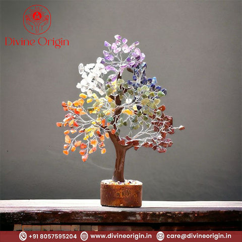 Attractive Reiki Healing Crystal Prosperity Stone Tree