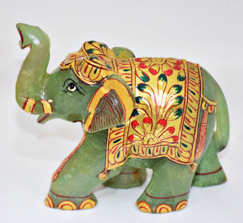 Green Jade Elephant