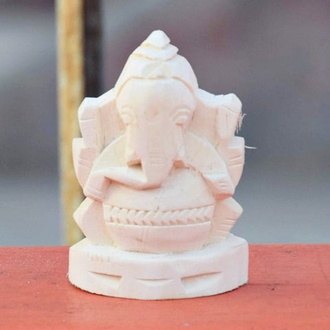 Real Carved Shwetarka Ganesha Shvetark Ganpati Carved